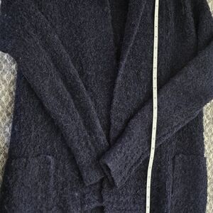 Banana Republic Navy Blue Textured Jacket